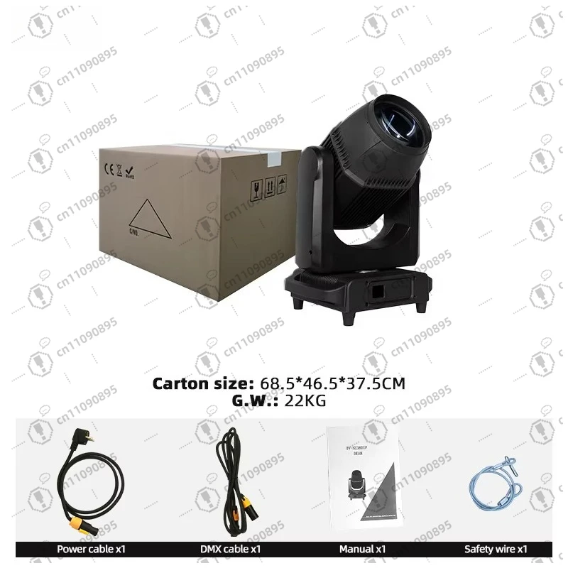 مقاوم للماء IP6 Mini 380W شعاع يتحرك المصباح في الهواء الطلق الحفل الحدث ضوء المرحلة