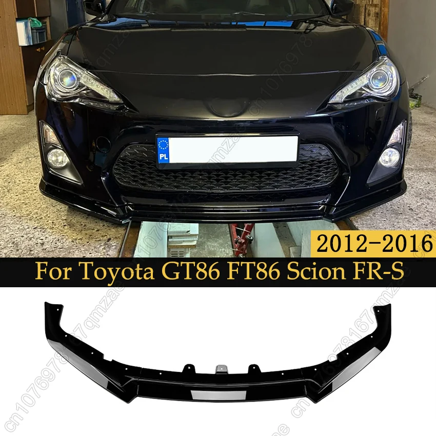 

Car Lower Splitter Air Dam Protector For Toyota GT 86 GT86 FT86 Scion FR-S 2012-2016 Coupe 2-Door Front Bumper Spoiler Lip