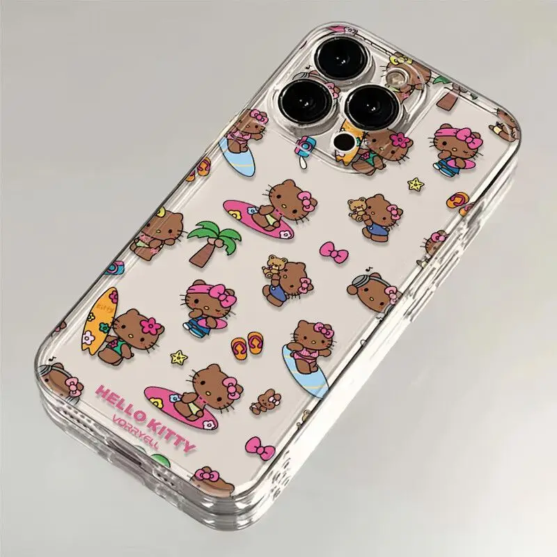 Милый черный чехол для телефона Hellos Kittys Surfing для Samsung Galaxy S25 S24 S23 S22 S21FE Note20 Note10 Plus Ultra Lite 5G Cover Милый черный чехол для телефона Hellos Kittys Surfing для Samsung Galaxy S25 S24 S23 S22 S21FE Note20 Note10 Plus Ultra Lite 5G Cover