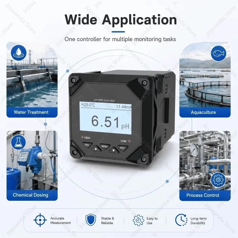 Wholesale Water Quality pH ORP Instrument 2-Relay Output Multi-Device Networking for Middle East Metallurgy Plant Project