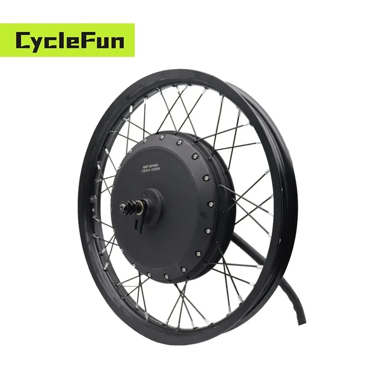 QS273 Rated 4000W Peak 8000W 152mm Dropout In-Wheel Spoke Hub Motor with Wheel Rim 18inch 19inch 21inch