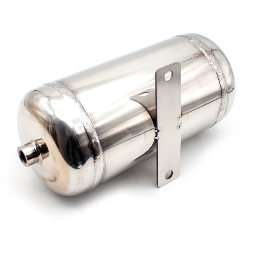 Air Storage Tank 304 Stainless Steel Air Tank Small 2L Vacuum Buffer Air Pressure Tank 1/4G Air Inlet Size Customizable