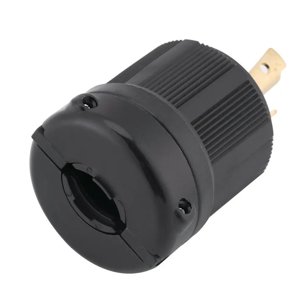 Male Connector Twist-Lock 3-pole for Power Wire Lock 000 (times) 20 250V 30A 50-60 (HZ) 7 (KW) Impact-resistant
