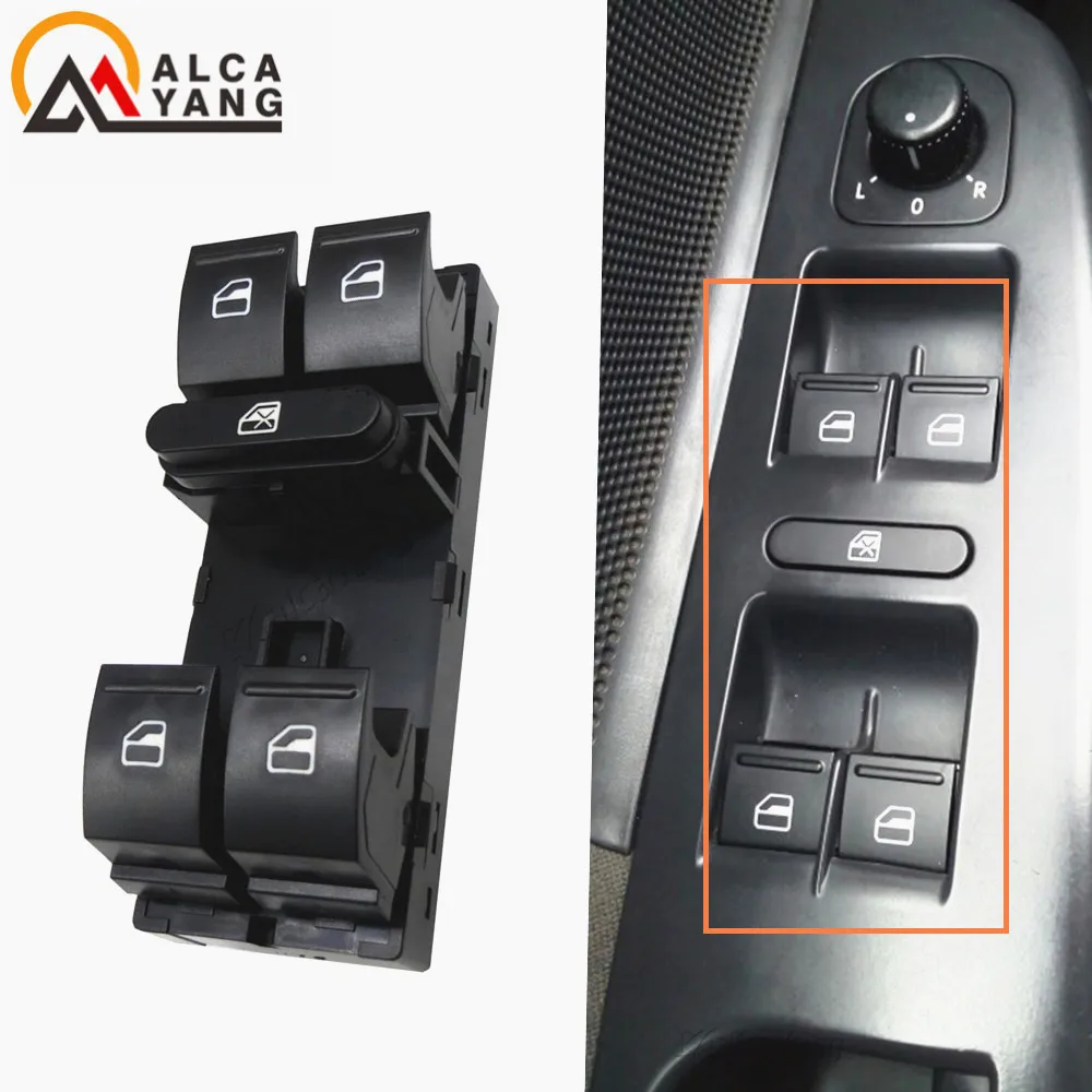 Electric Power Master Window Switch For VW Jetta Golf MK5 MK6 GTI Rabbit Passat B6 3C Tiguan 5ND 959 857 1K4959857B 1Z0959858B