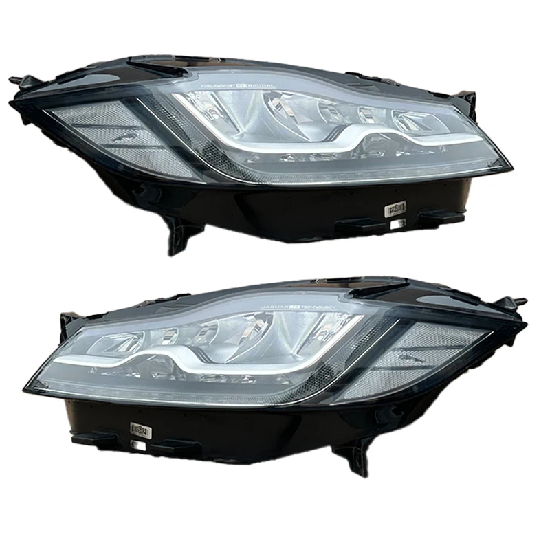 2020 High-End Reflective Bowl LED Headlights for Jaguar XF 2016-2020 New 12V 8000K Color Temperature Replacement or Upgrade