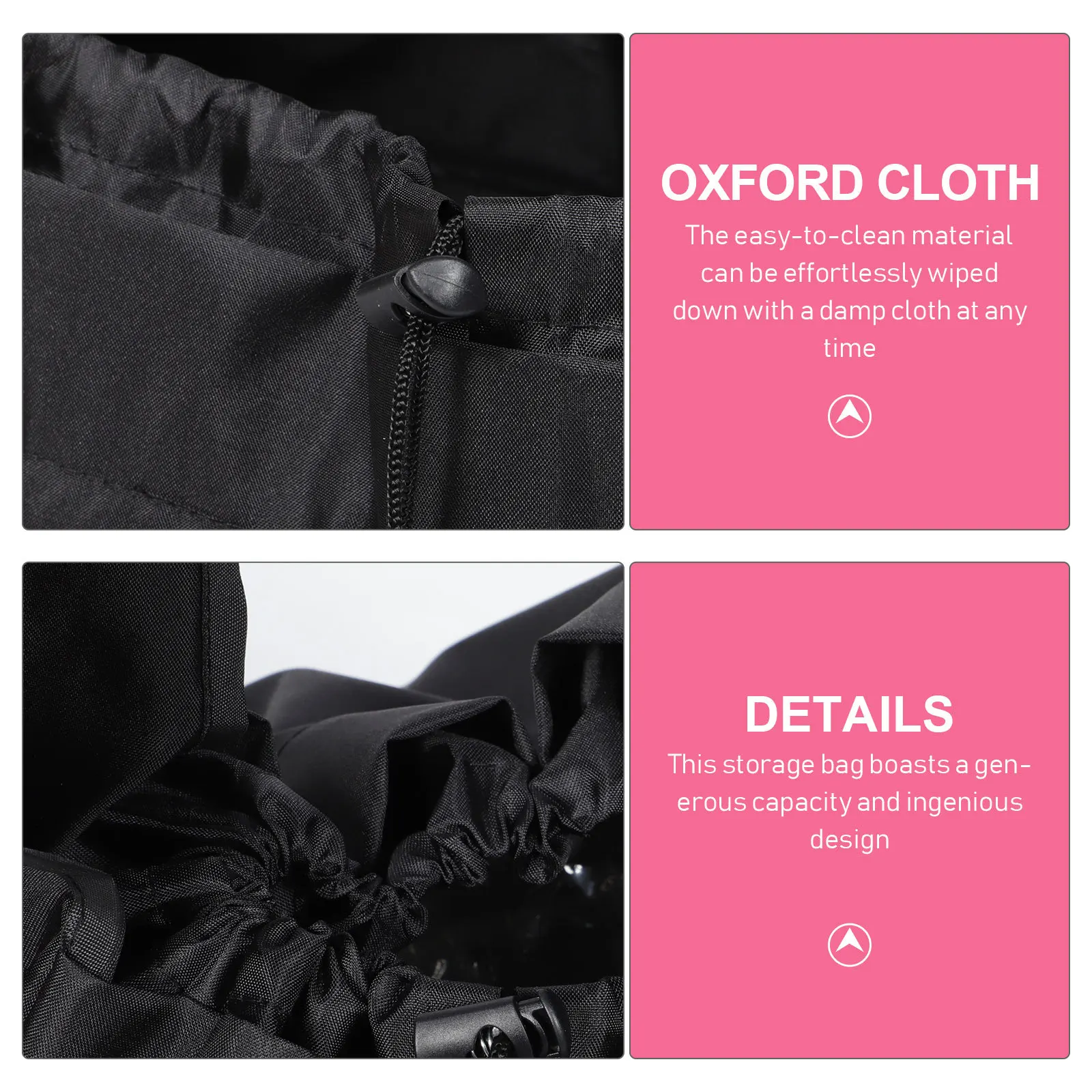 Stroller Storage Bag Travel Cover Large Capacity Dirtproof Stroller Travel Bag for Airplane Car Seat Storage Organizer