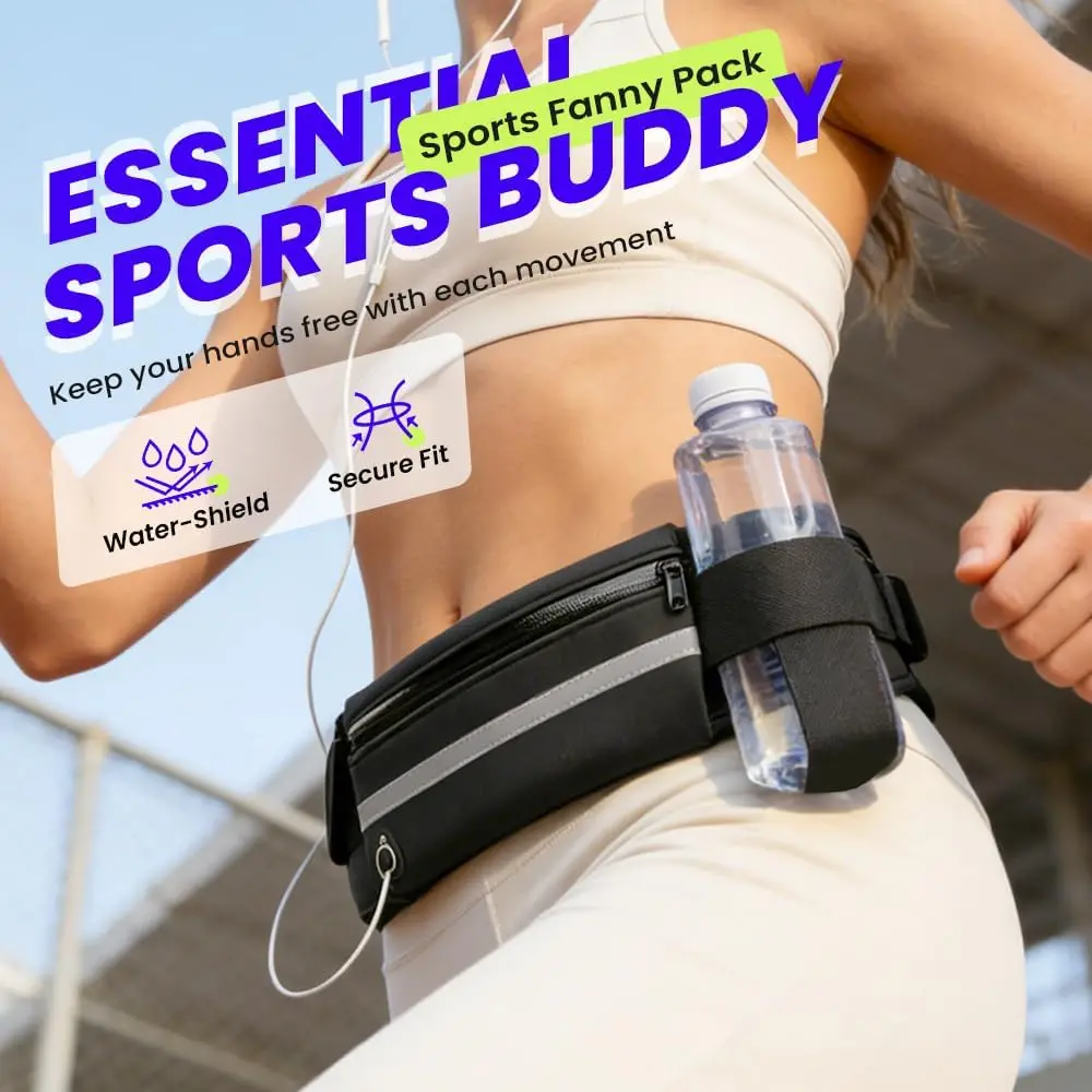 Borse da uomo per lo sport e il tempo libero, impermeabili, antiurto, accessori per ciclismo e corsa, borse per cellulare, marsupi per donna