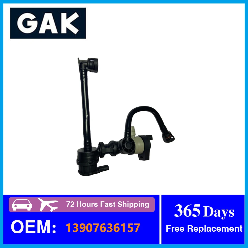 

GAK Fuel Tank Exhaust Valve Solenoid Valve 13907636157 For BMW 5/6 Series E70 E71 F06 F07 F10 F12 F13 F25 535i 640i X3 X5 X6