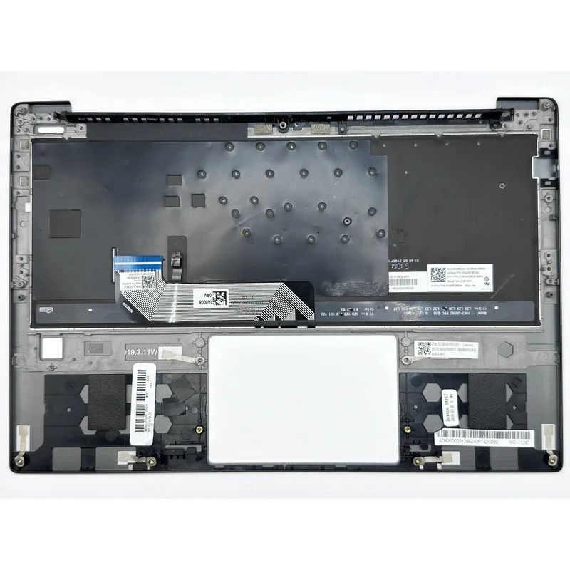 f  For  Lenovo Yoga S730-13IWL Palmrest Cover Keyboard UK Grey 5CB0S95081