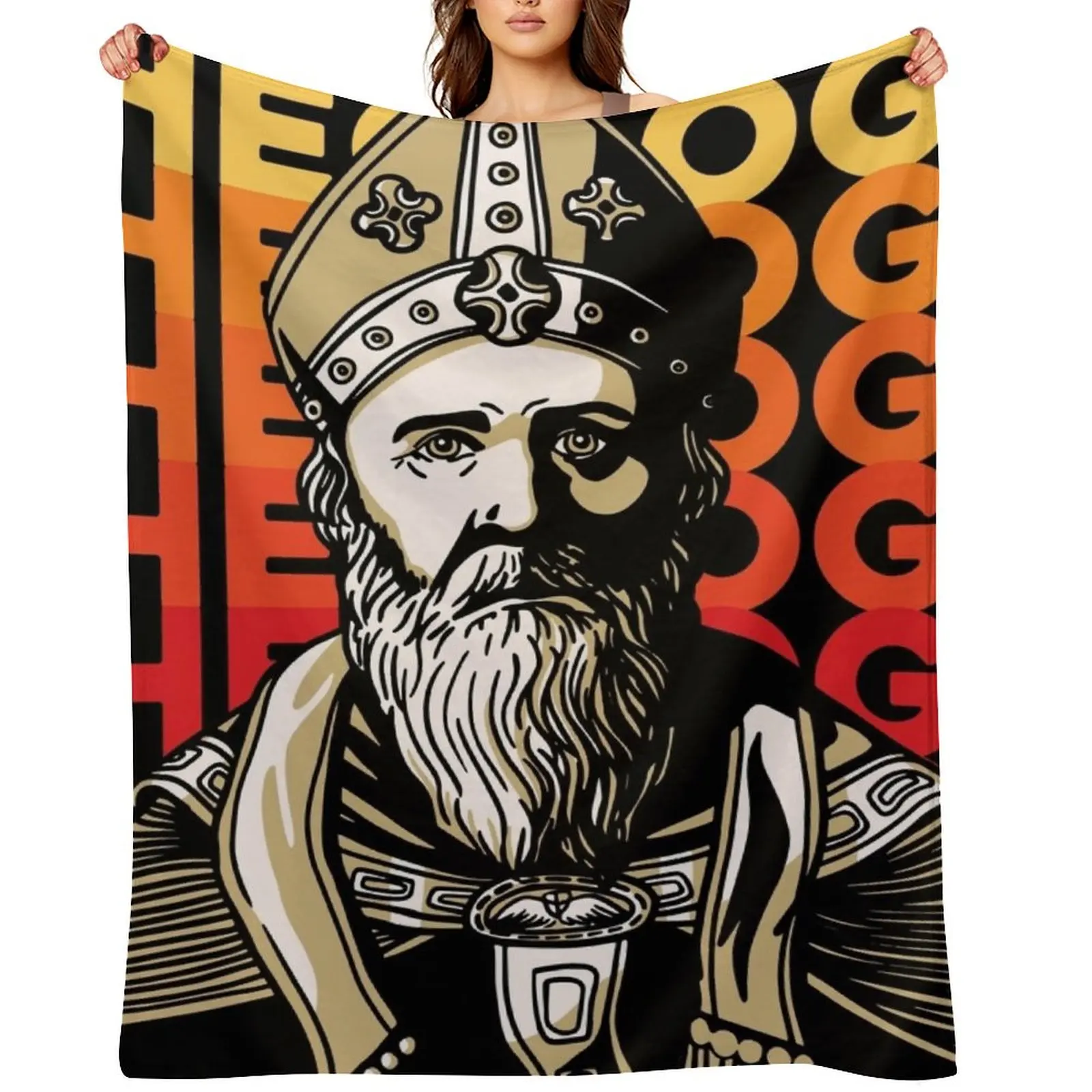 

Saint Augustine Theology Throw Blanket Soft Big blankets and throws Luxury St Luxury Thicken Blankets
