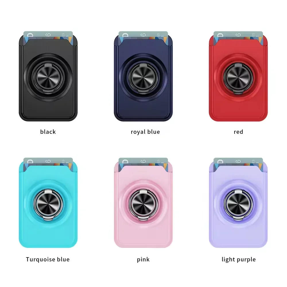 Uchwyt pierścieniowy Ypm360, odporny na wstrząsy, z obsługą MagSafe, etui portfelowe na iPhone 1714 13 15 Pro Max S25 S24 Ultra z uchwytem na karty.