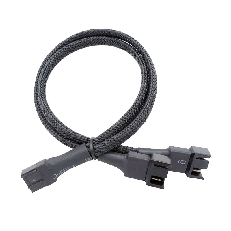 NEW PWM Fan Splitter 1/2/3/4pin Adapter Cable 1 Computer CPU Fan Splitter PC Fan Extension Power Cable