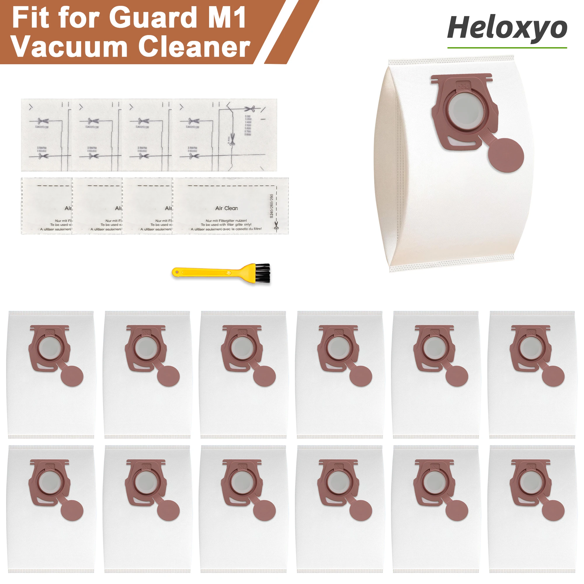 Bolsas para aspiradora CO HyClean Air para aspiradoras Miele Guard M1, para Guard M1 Cat & Dog |   Parquet XL |   Flex |   Rendimiento