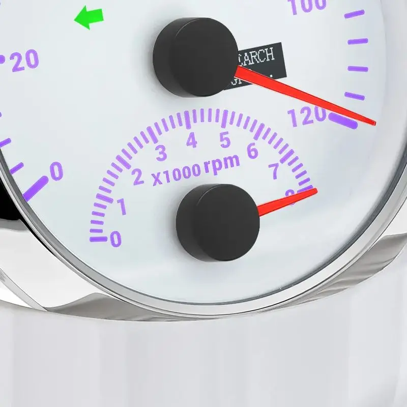 

85 мм 0-120MPH GPS спидометр с тахометром 0-8000 об/мин для морских лодок автомобильные аксессуары цифровой измеритель скорости датчик тахометра