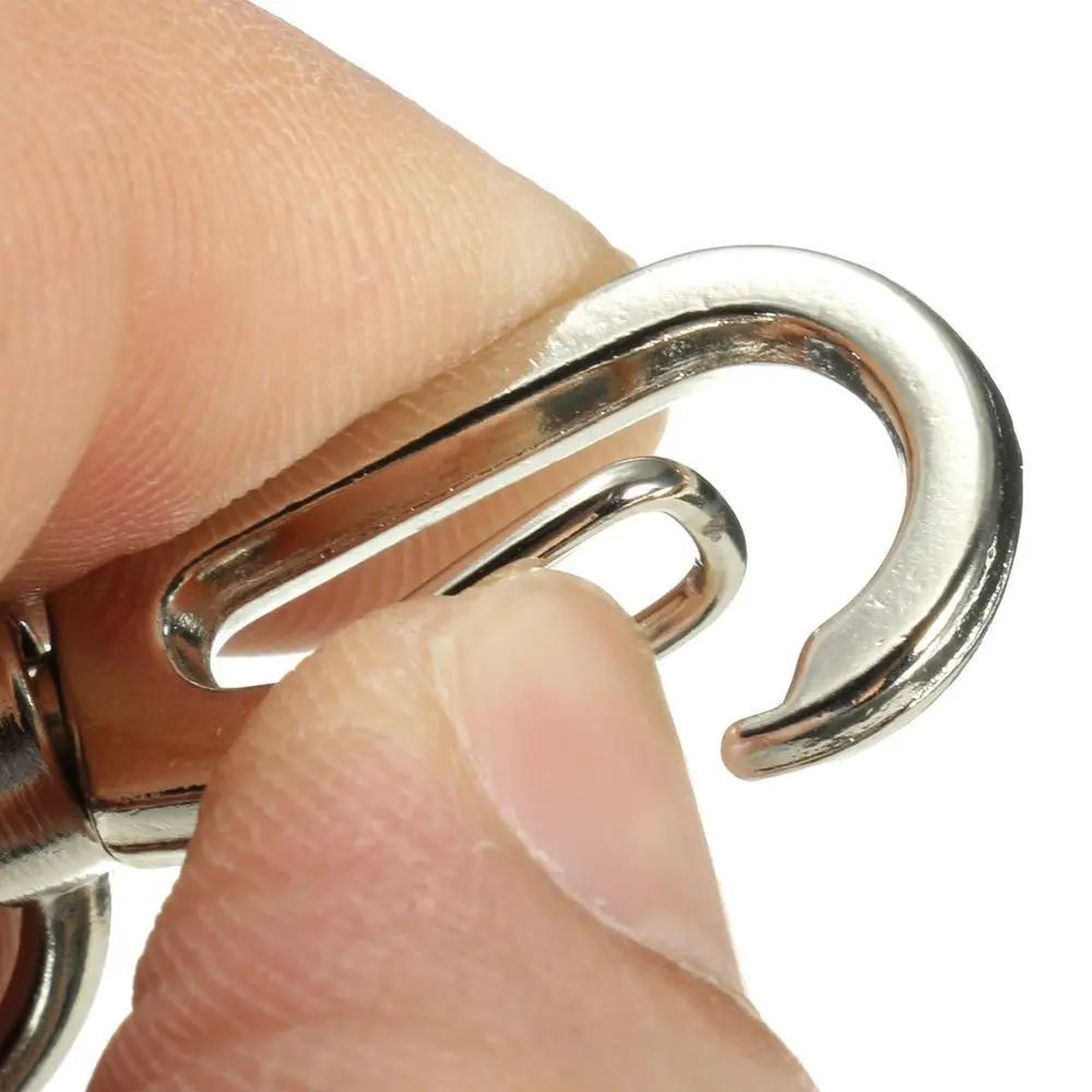 Portable Stretching Rope Badge Reel Metal Anti-lost ID Card Holder Burglar Trinket Key Buckle Safety