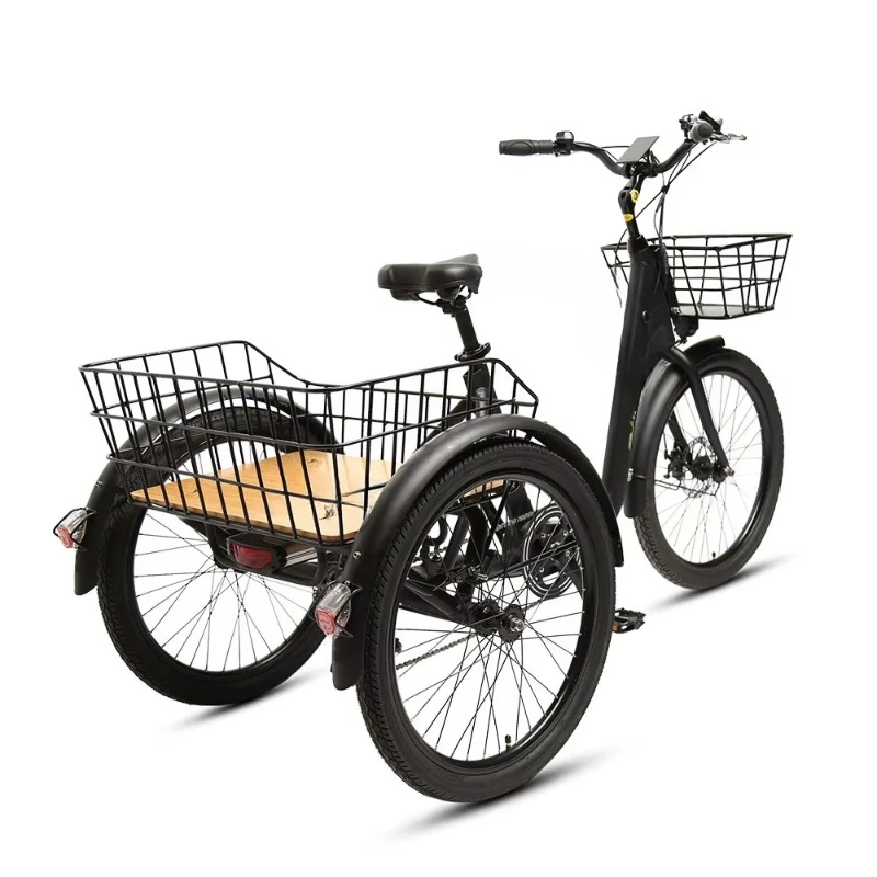 

Popular three-wheeled electric bicycle 250W electric bicycle 3-wheeled food delivery family 26-inch electric