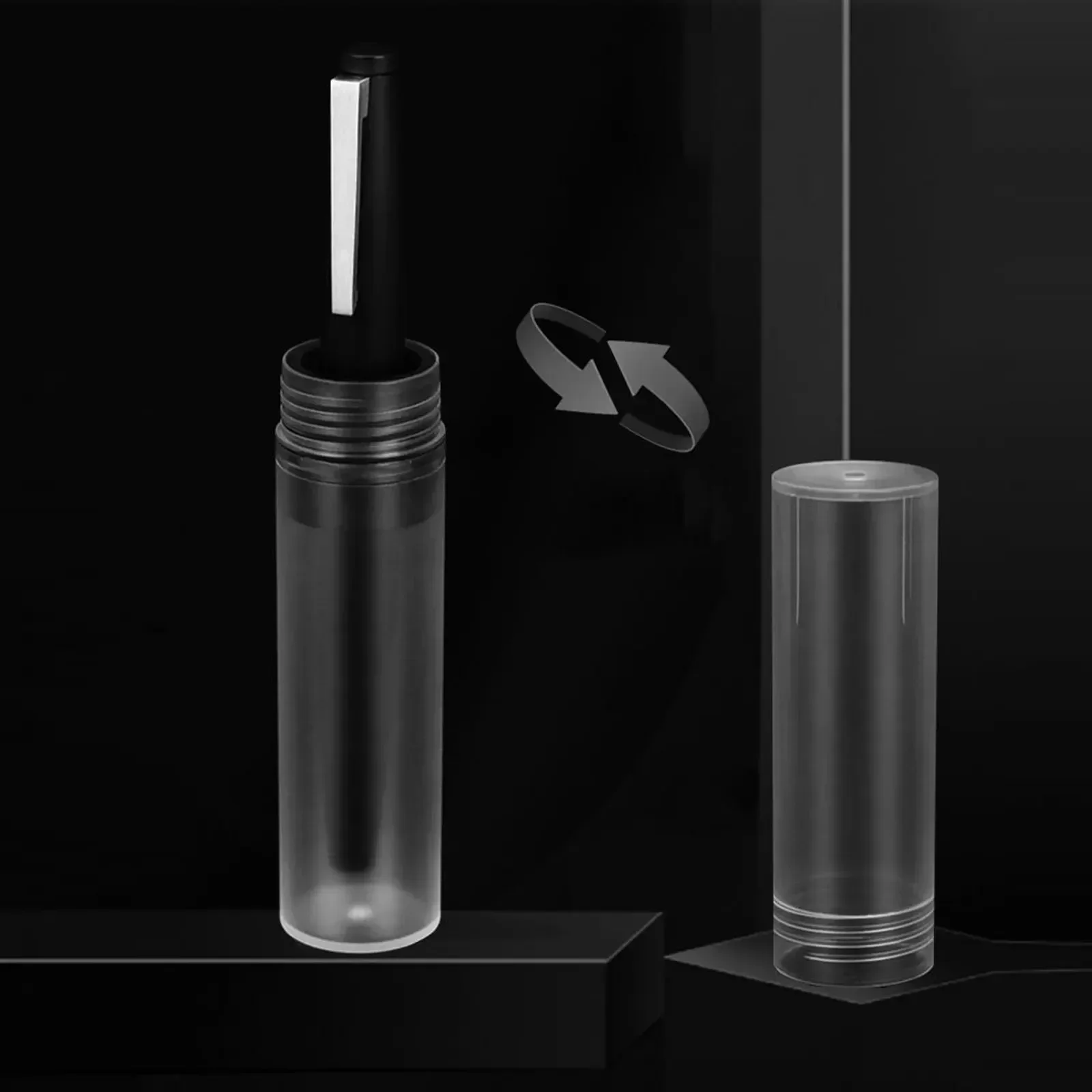 Fountain pen box for jinhao pens Plastic Transparent Pencil Cases Gift Boxes Office School Supplies Pens Pencils Storage