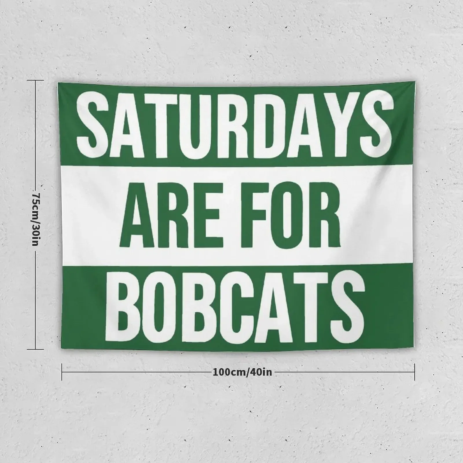 Saturdays Are For Bobcats Tapestry Bedroom Decoration Japanese Room Decor Cute Decor Wall Decor Hanging Tapestry