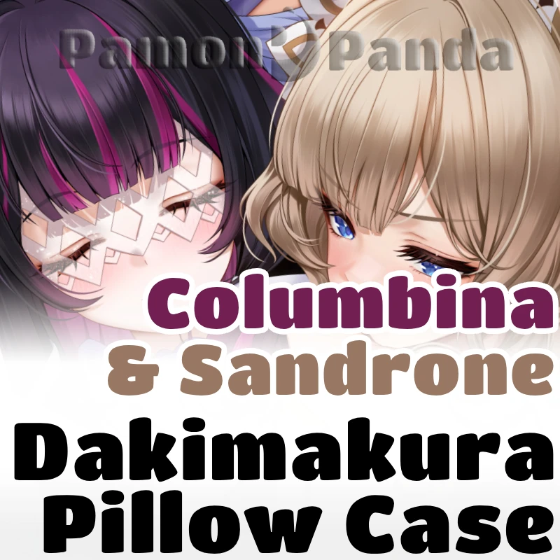 Columbina Dakimakura Sandrone Genshin Impact Hugging Pillow Case Full Body Cushion Cover Pillowcase Home Bedding Decor Otaku MIY