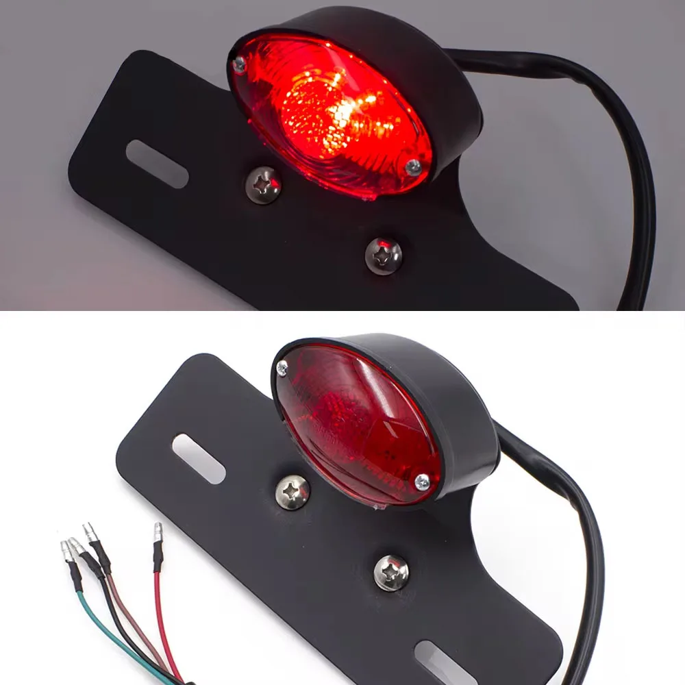 

Universal for Harley for Honda Motorcycle Brake Light Tail Light 4 wire LED Style Motorcycle Accessories Converted Signal Light