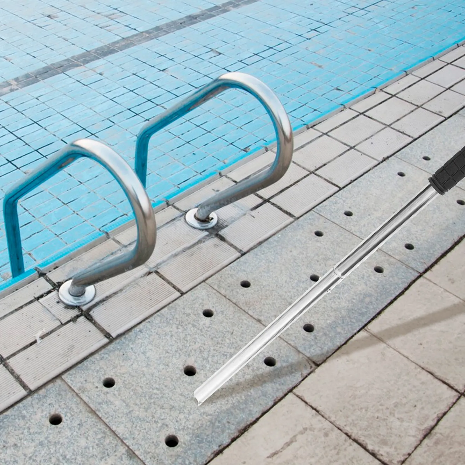 

Swimming Pool Cover Rod Reliable Installation Tool Long-Lasting Safety Cover Removal Stick Paver Removal Tool Installation Rod