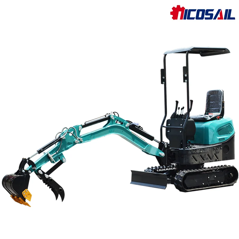 

Customized 1.2-ton compact crawler excavator suitable for small excavation tools in confined spaces