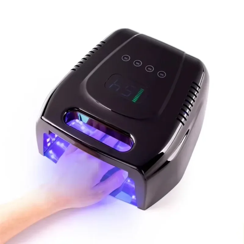 High Power Dry Nail Gel Polish Machine Professional Uv Led Lamp Rechargeable Cordless Nails Lamp