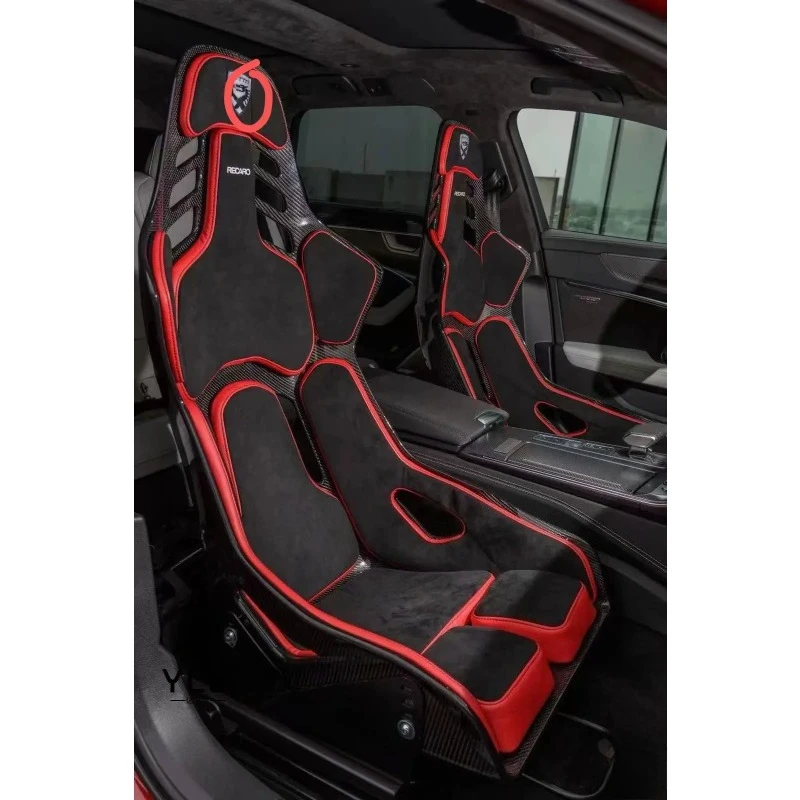 YLC غطاء خلفي لمقعد السيارة من ألياف الكربون عالي الجودة لـ Mclaren 570S 650S 720S P1 600LT