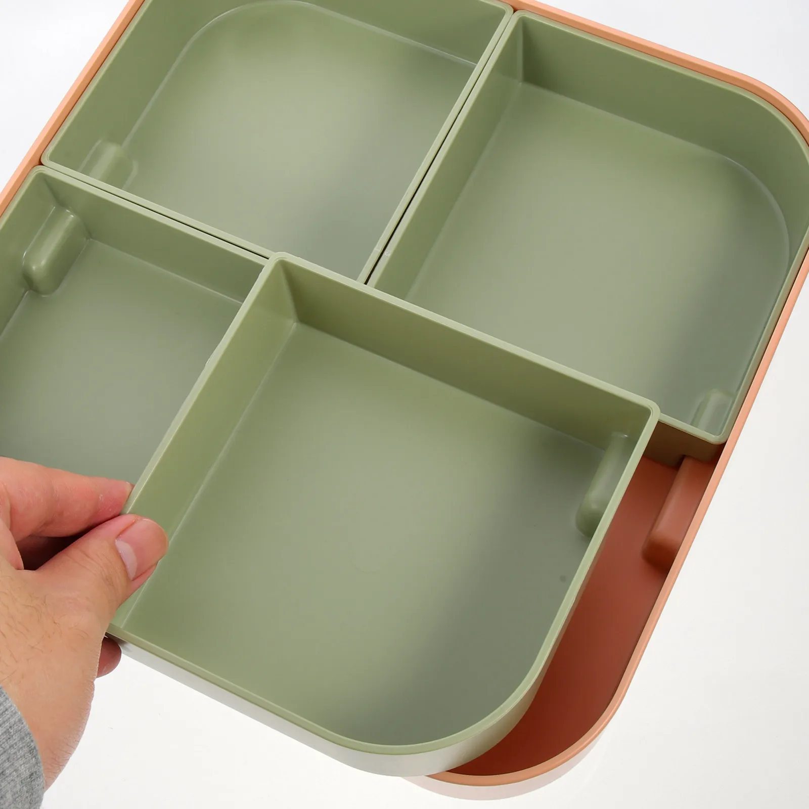 

Коробка для фруктов с отсеками, разборная, для хранения закусок, многофункциональный поднос для конфет и печенья, для дома, вечеринок, кемпинга