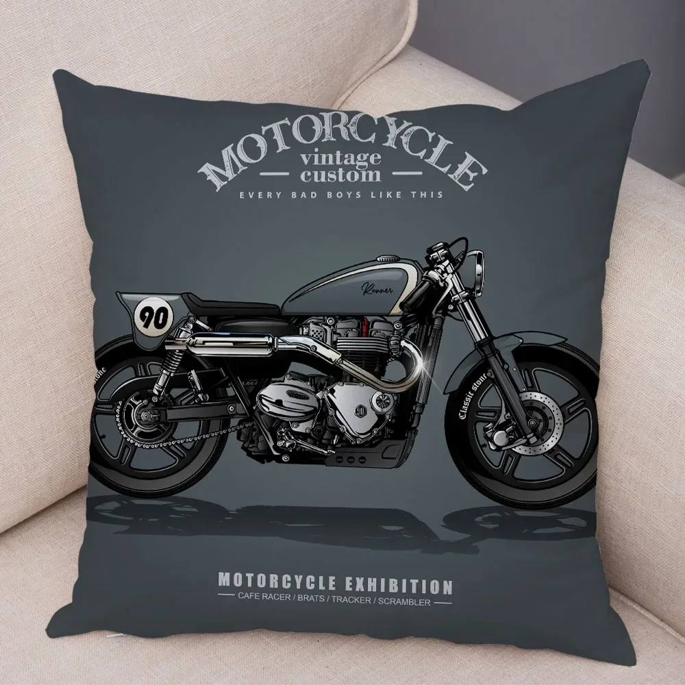 

alma для cuscino в мото стиле винтажный декор уверен для bici da corsa Fodera на cuscino в peluche corta super morembali