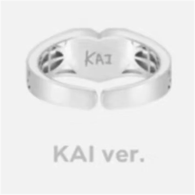 KPOP CHANYEOL 13 周年記念リング SOHO KAI 調節可能なリングファンギフトアクセサリー