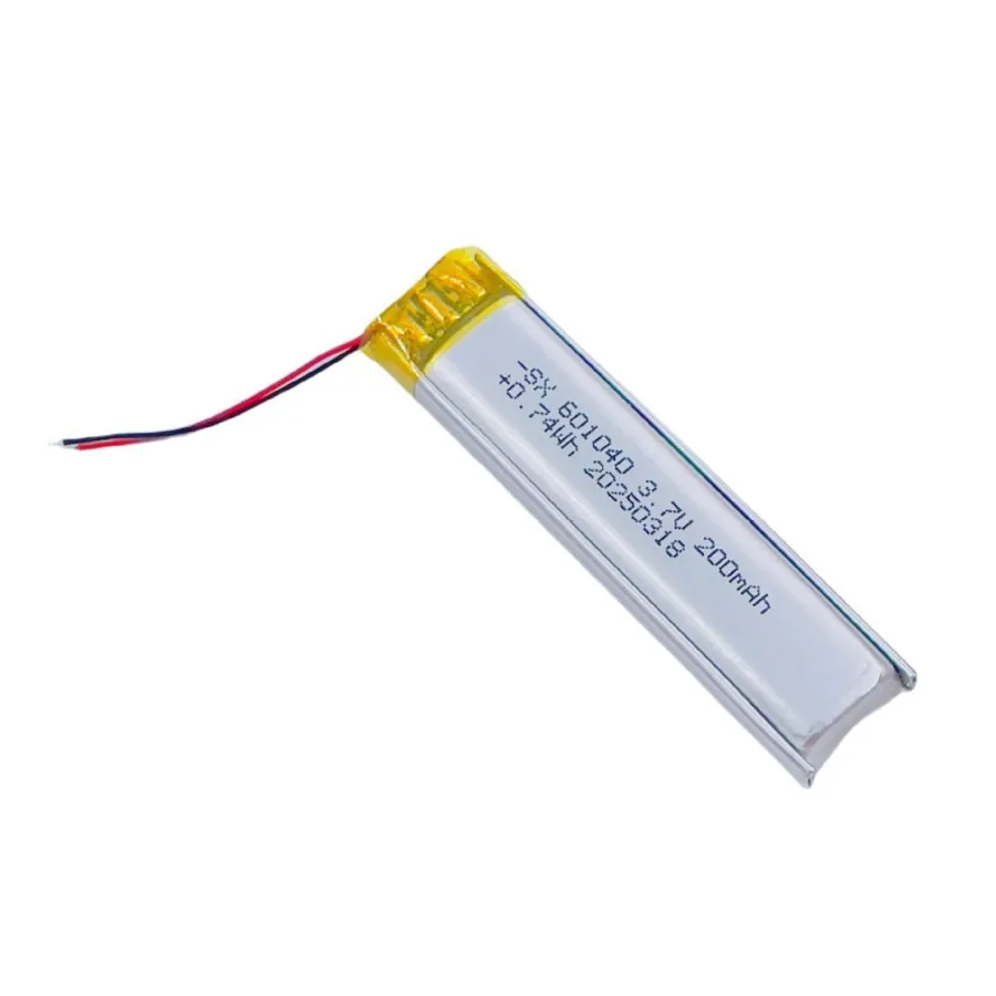 buy more will cheap Strength Source Manufacturer Polymer Lithium Battery 601040-200mAh 3.7V Smart Wearable VR Glasses Earphones