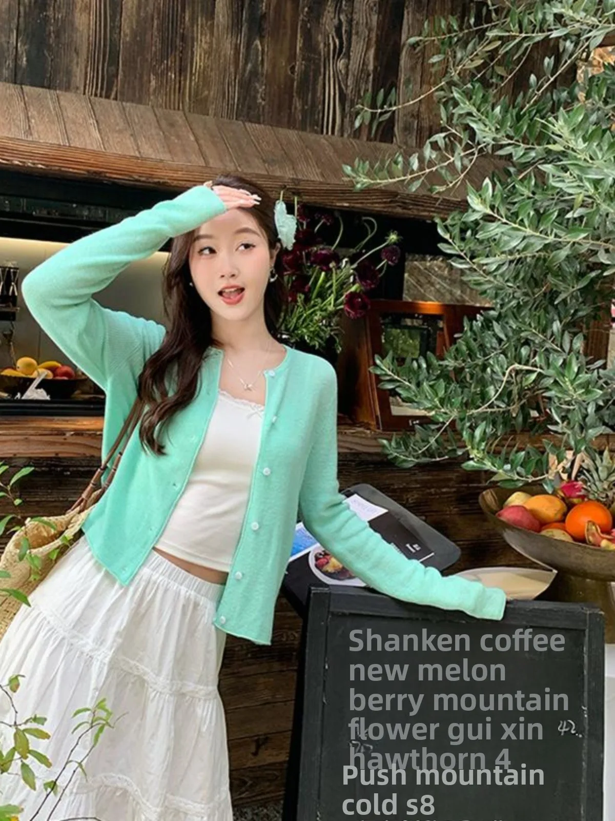 เสื้อคลุมคาร์ดิแกนถักสีเหลืองสำหรับผู้หญิง เสื้อคลุมตัวนอก ฤดูใบไม้ร่วงต้นปี 2025 เทรนด์ใหม่ สไตล์เกาหลี ลำลอง หลวม แขนยาว