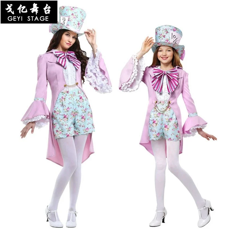 

Elegant Princess Dress Woman Dress Girls Female Hat Tie Party Cosplay Costume Children Kids Clothes Halloween Full Dress