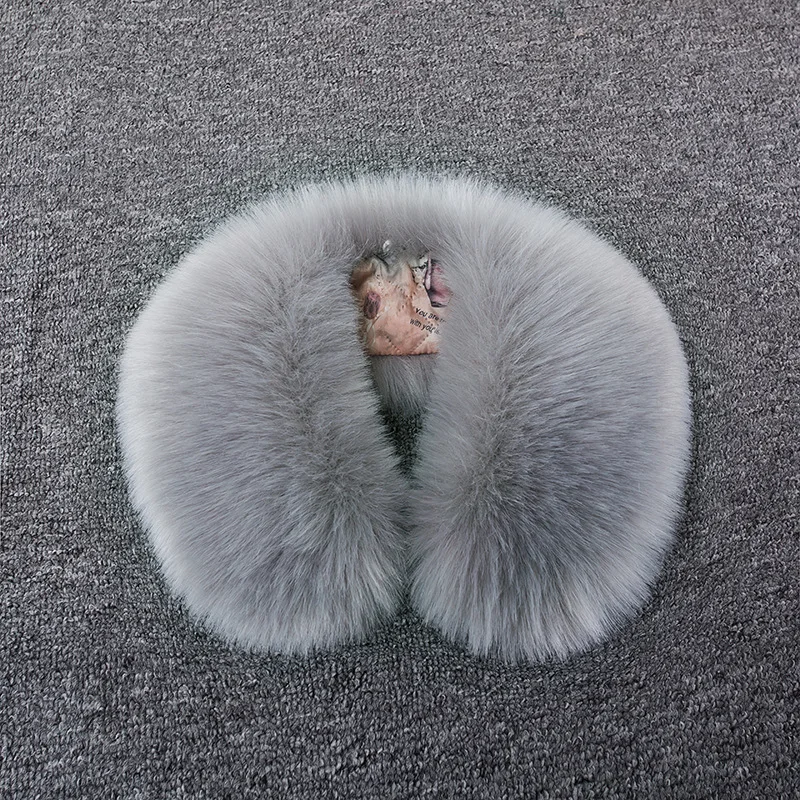 Winter Faux Fur Scarf Soft Imitation Fur Collar Jacket Coat Hat Decor Multicolor Strip Soft Hood Fur Collars Shawl Warm Scarves