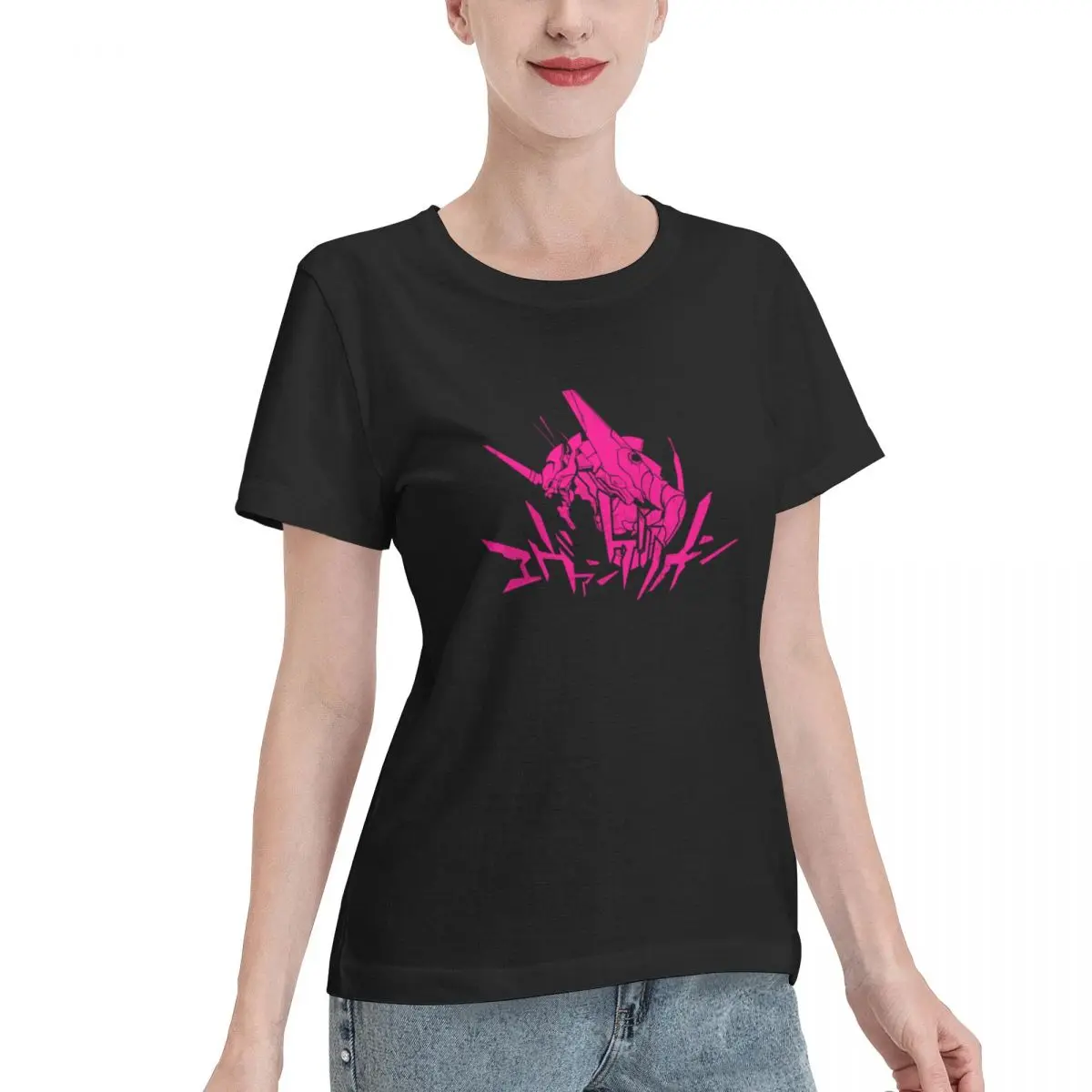 Excellent Craftsmanship 122 Eva Pink Oversized Women's T-shirt Trendy Casual Vintage Women Top