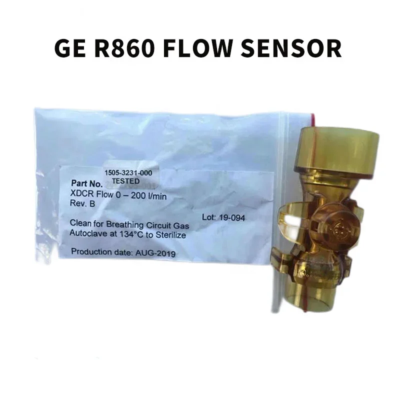 GE Datex-Ohmeda R860 XDCR Flow Sensor 0-200L/Min P/N:1505-3231-000