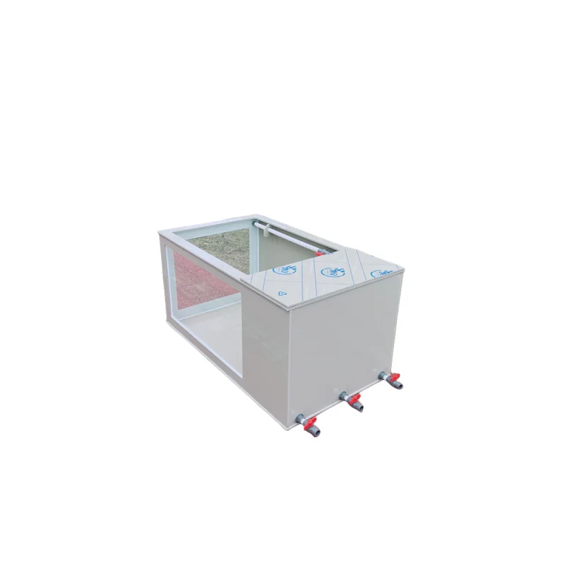 

Ultra-white glass double-sided ornamental fish circulation system filter box PP plastic large thickened fish tank outdoor
