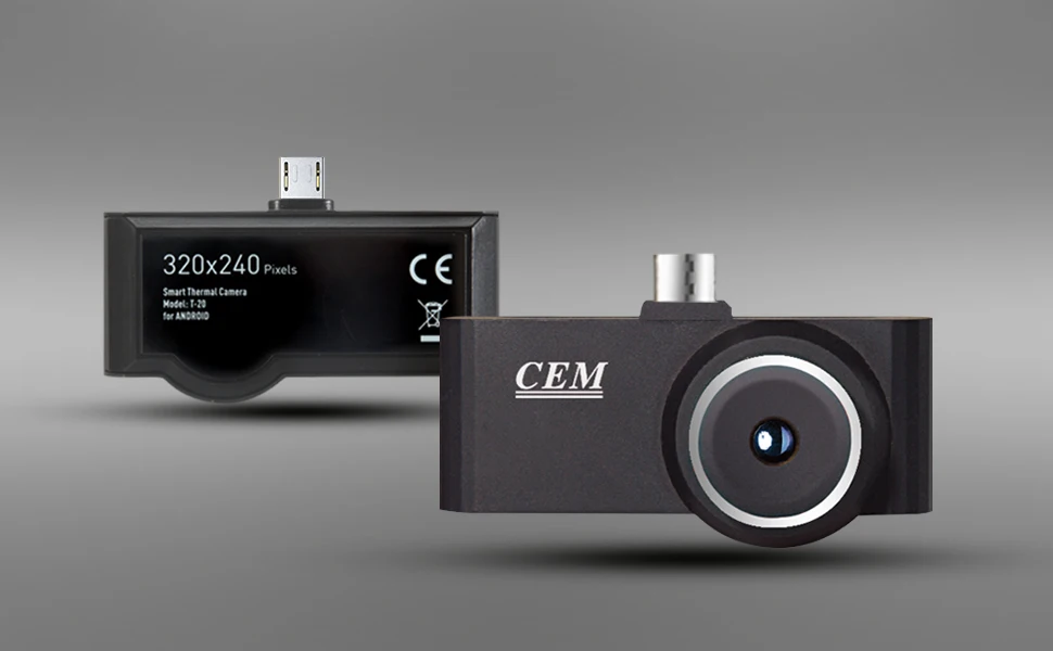 CEM T-10 적외선 휴대폰 카메라 USB 광학 열화상 IR 저렴한 가격 안드로이드 열화상 카메라 중국 브랜드