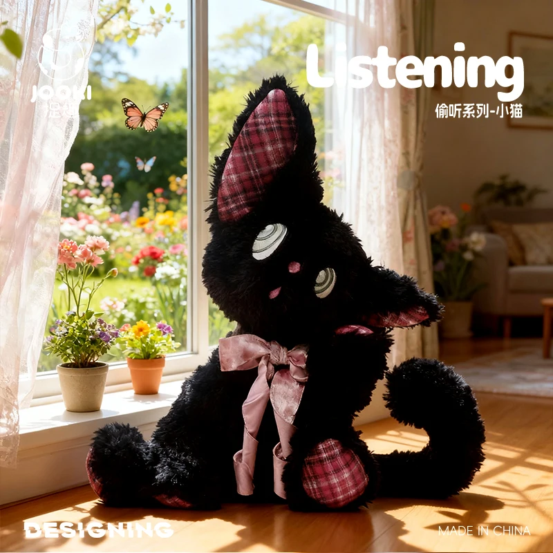비밀 공유 고양이 인형, 사랑스러운 잠잘 때 들려주는 인형, 베스트 프렌드를 위한 마음 따뜻해지는 선물