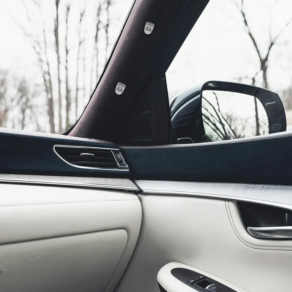 

2Pcs Sun Visor Clips Car Interior Hooks Durable Installation Stylish Design Space Saving Visor Retainer Clip