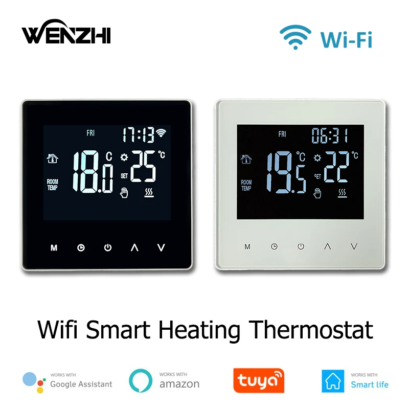 Termostato WiFi para calefacción de suelo, controlador de temperatura de agua/eléctrica, caldera de Gas GB/GE, Smart Life, Control Tuya, Alexa y