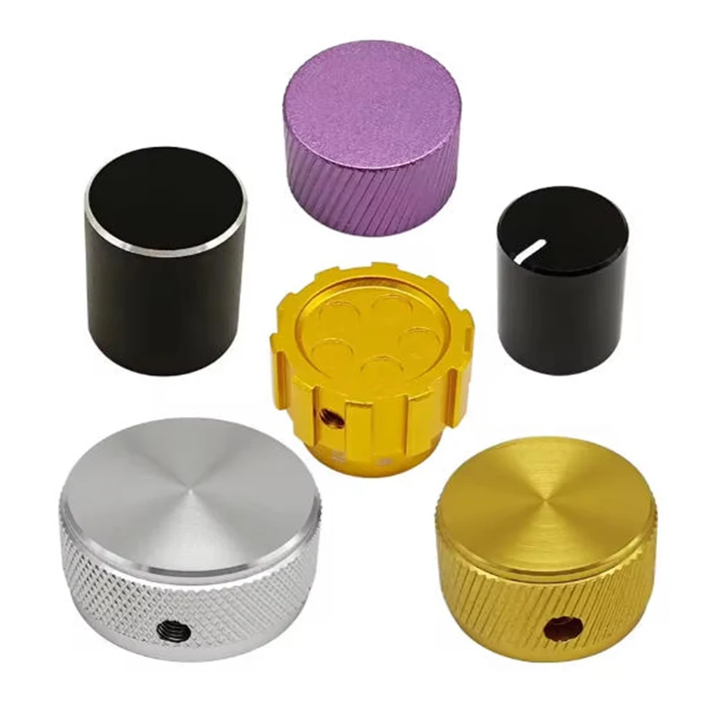 

Custom DJ Controller Mixer Pointer Button Knob Audio Volume Control Knob Stainless Steel Aluminum Machining Parts