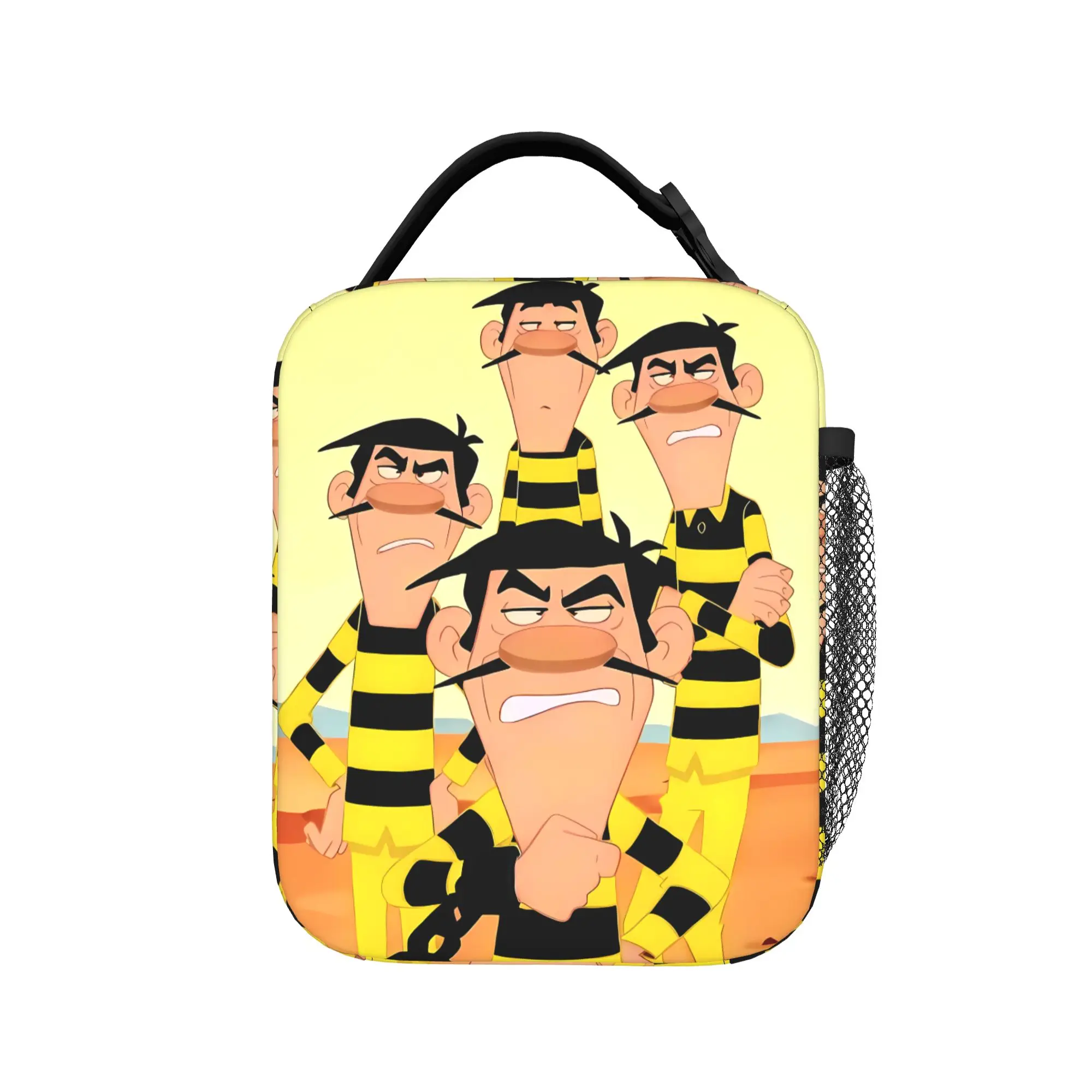 Lucky Luke Cartoon Comics (8) Lunch Bag  Picnic Lunch Box For Men Cute Print Tote Food Bags Oxford Portable Zipper Cooler Bag