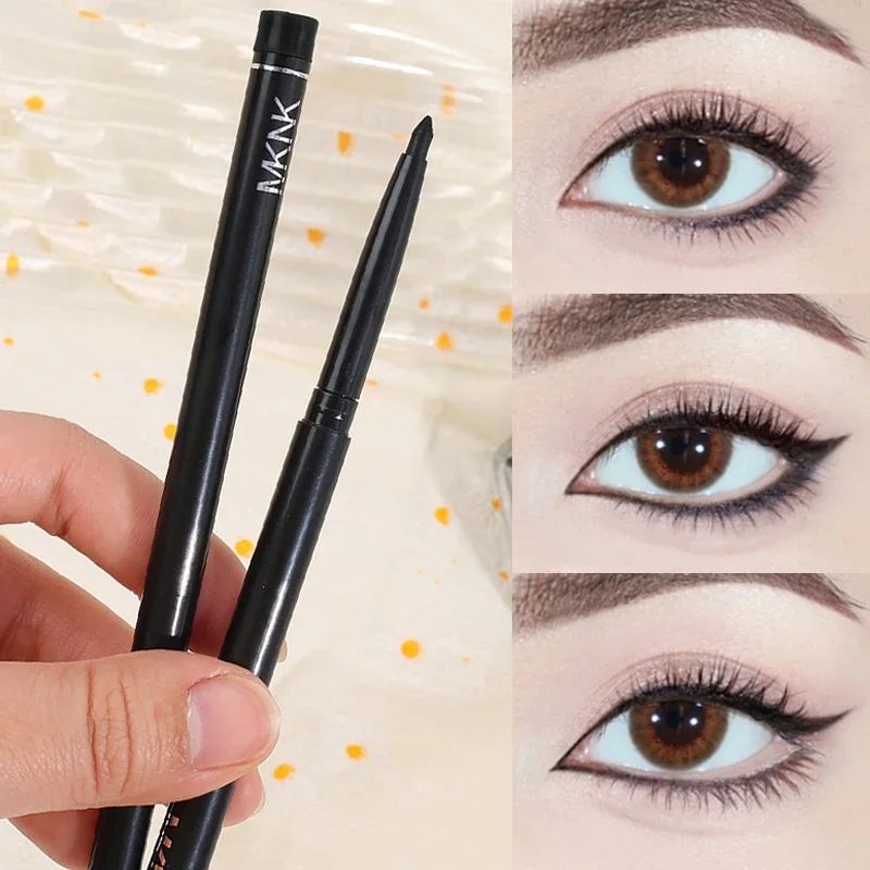 Matte Eyeliner Pen Lasting Waterdicht Niet Bloeiende Sneldrogend Glad Liggen Zijderups Eyeliner Gel Pen Zwart Bruin Eye Cosmetica