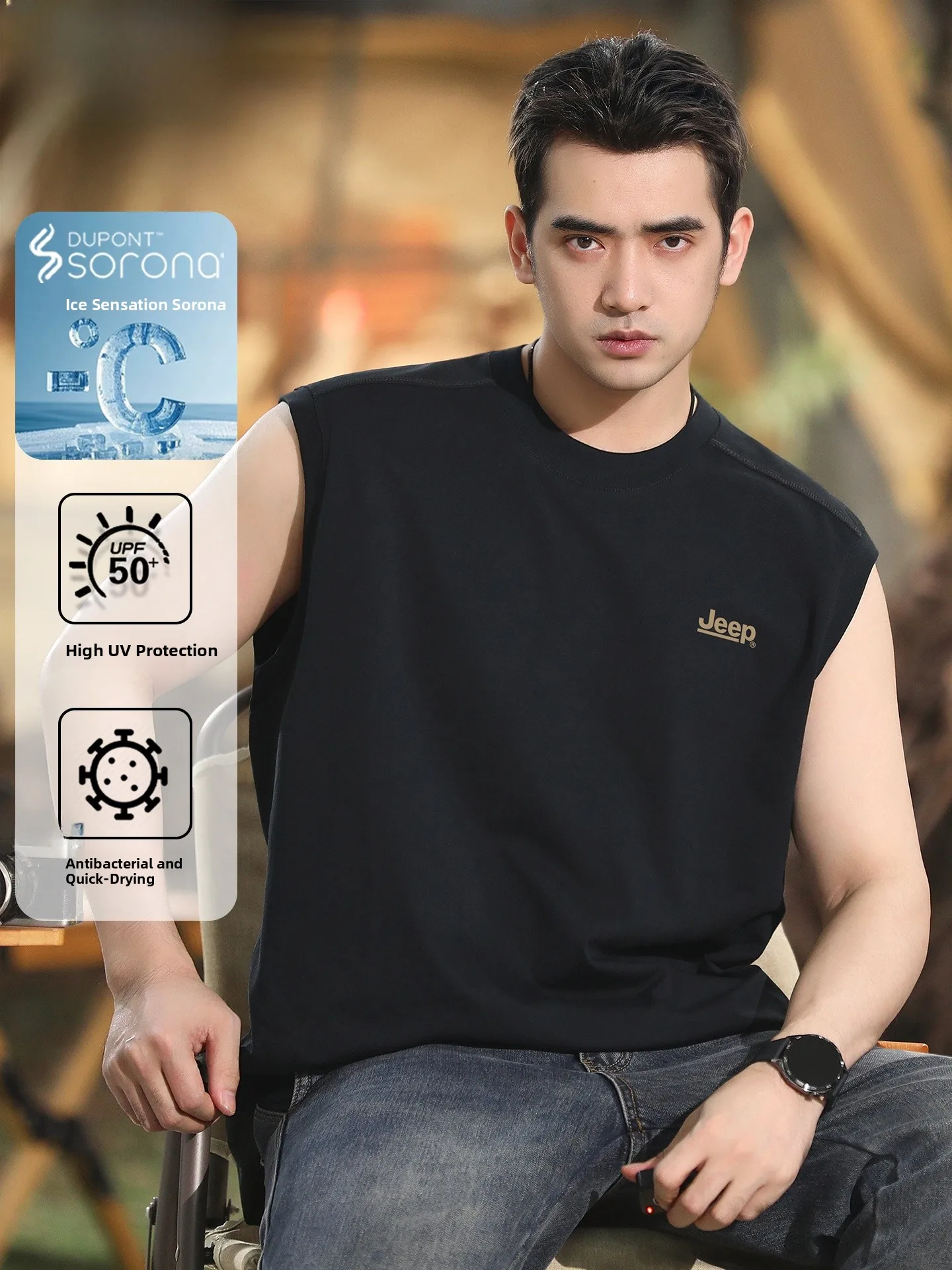 

American Sle Thin Breathable Svel Sports Fitn Vest for Men Summer Casual Wear Cotton H-ape Bal Top