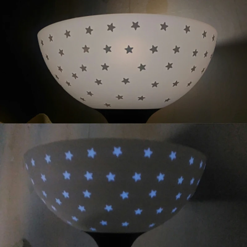 100pcs Glow in the Dark Stars Stickers for Kids Room Wall Ceiling Decor Scrapbook Telephone Switch Button Phone Car Star Sticker image 6