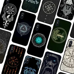 V-Viking-Vegvisirs- Logo Phone Case For Redmi 5 6 7 8 9 10 Plus Pro 6 7 8 9 A GO K20 K30 K40 Pro Plus F3 Fundas