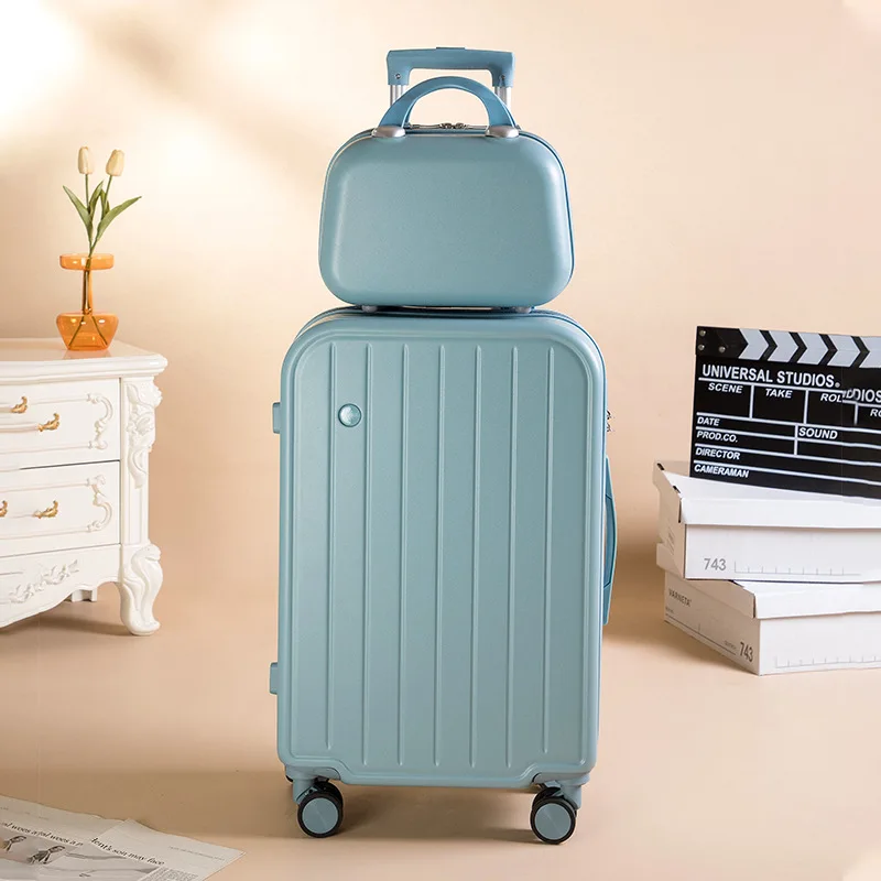 Ins student suitcase suitcase female luggage case universal wheel password