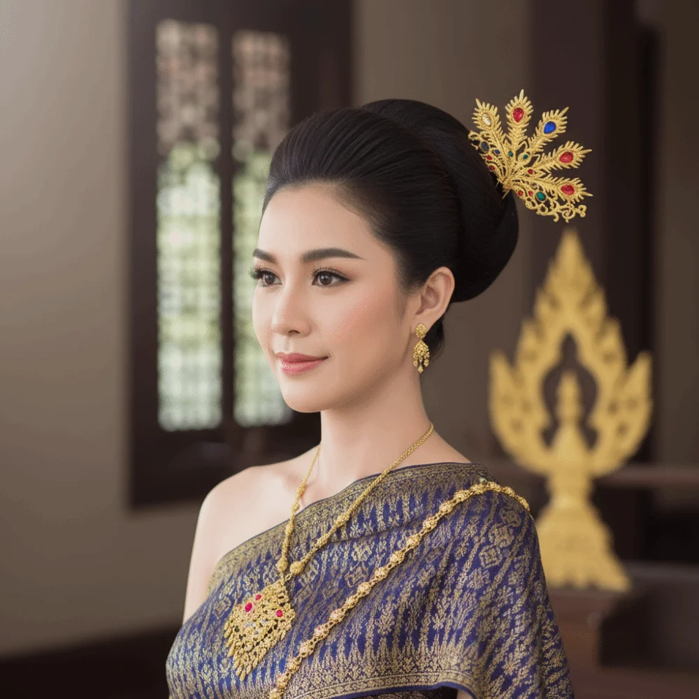 Gold Thai Metal Lea…
